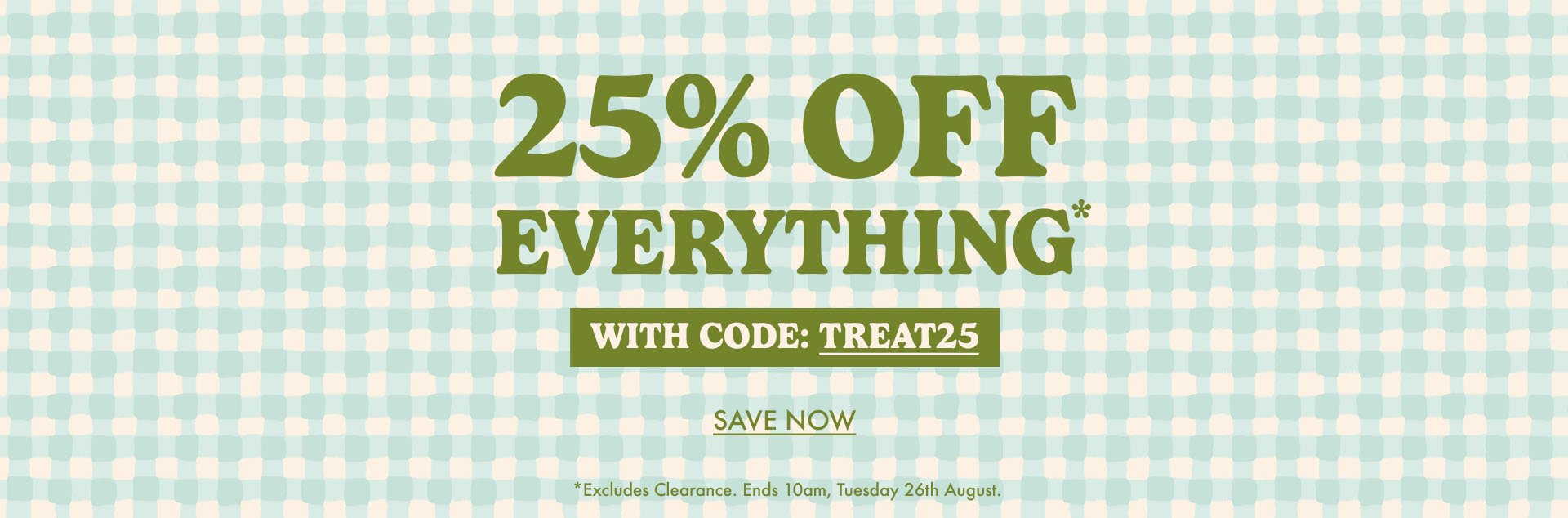 25% OFF!
