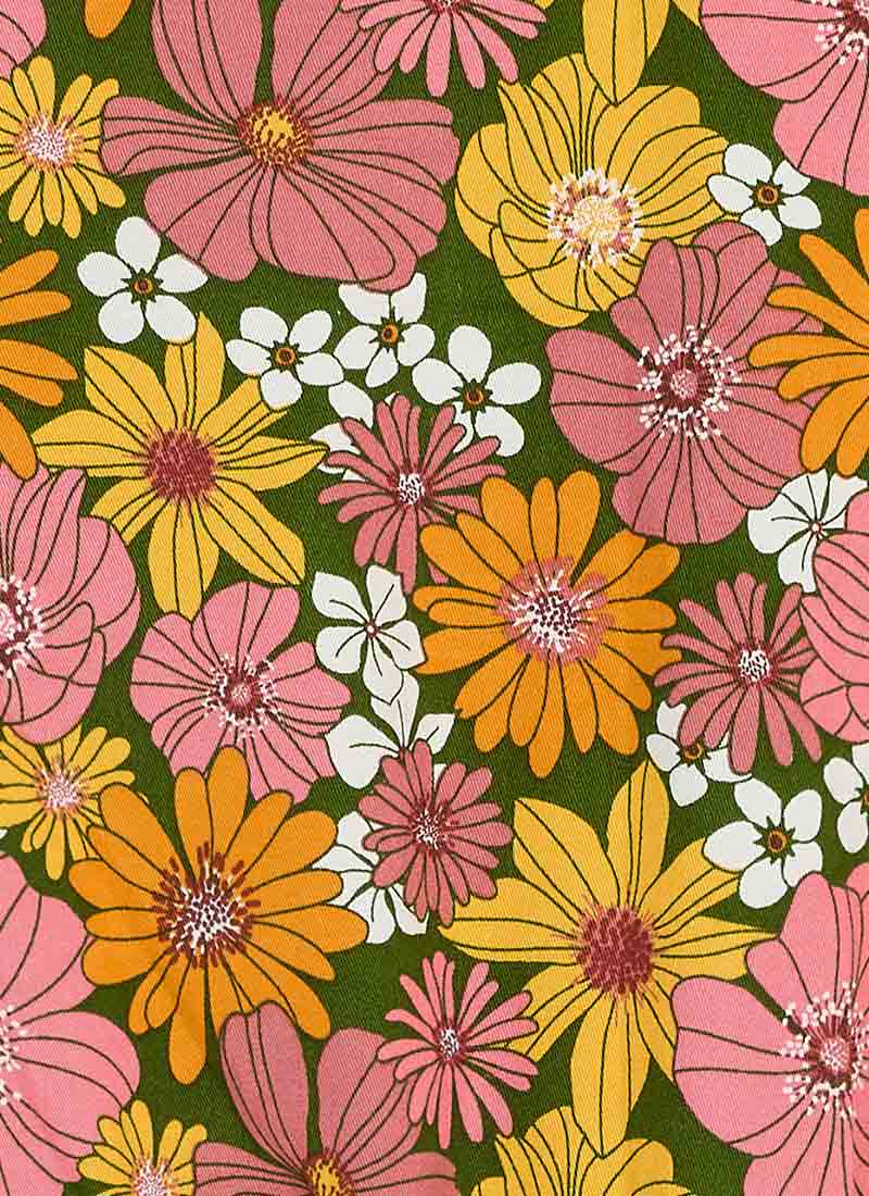 Aisling Vintage Floral Print Playsuit