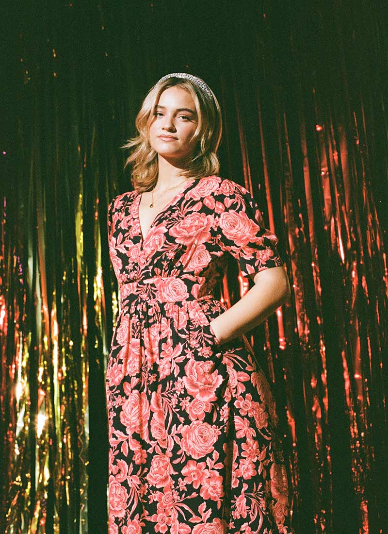 Albertine Blooming Floral Print Midaxi Dress