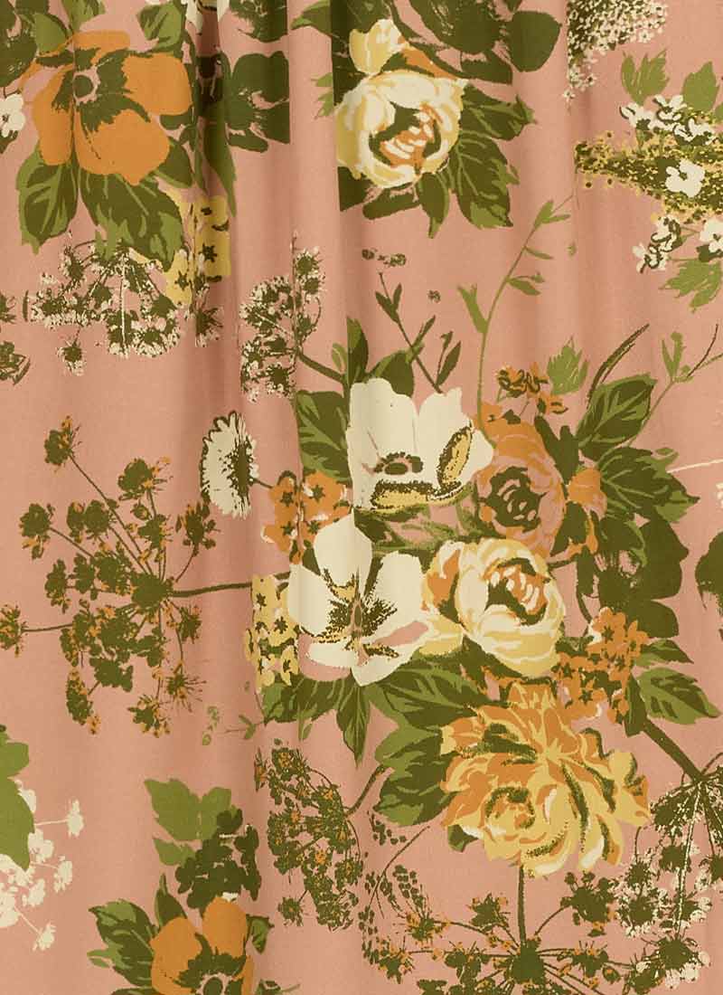 Albertine Floral Wallpaper Print Midaxi Dress