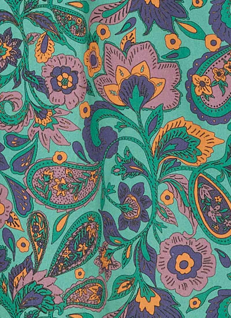 Albertine Wasabi Paisley Print Midaxi Dress