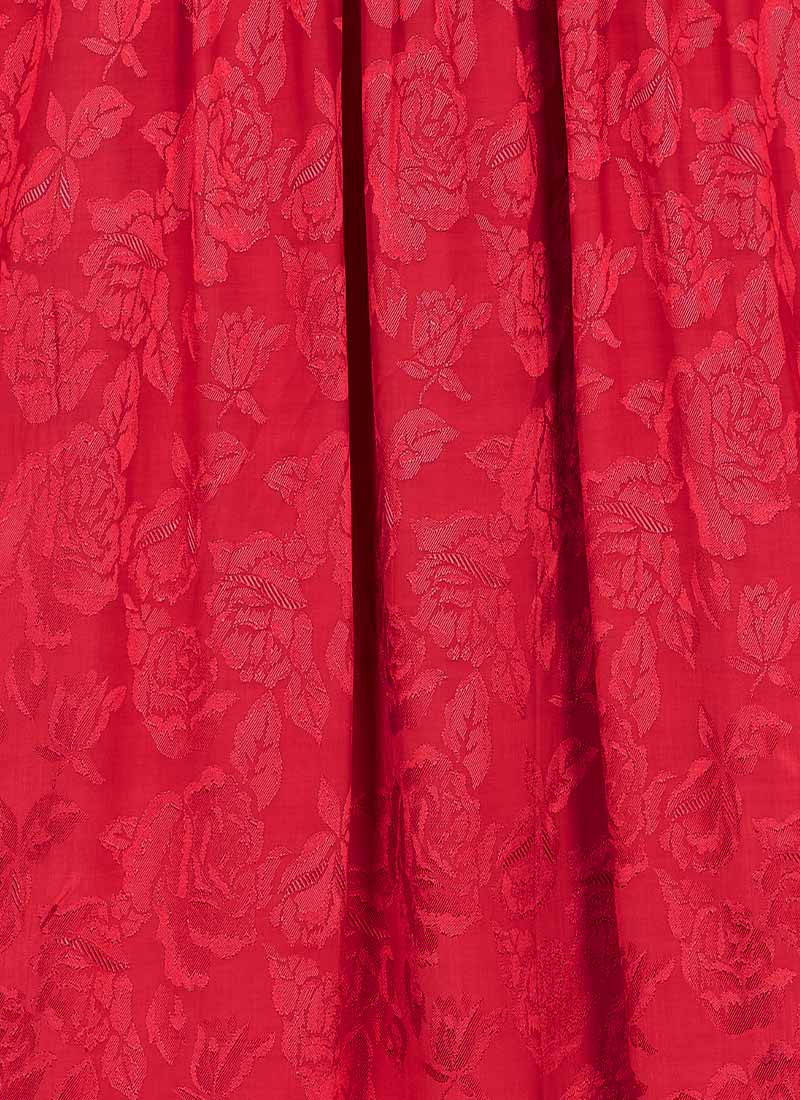 Alberto Floral Damask Midaxi Dress - Scarlett