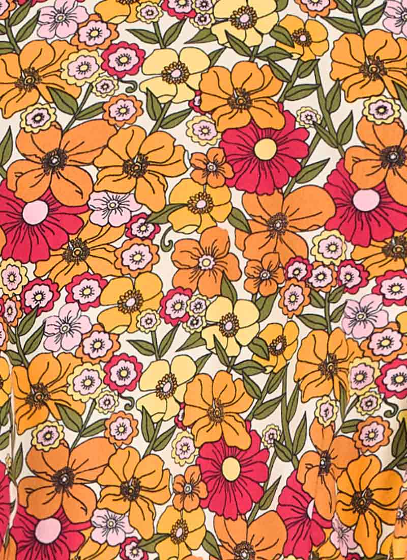 Faye Vintage Floral Print Headband