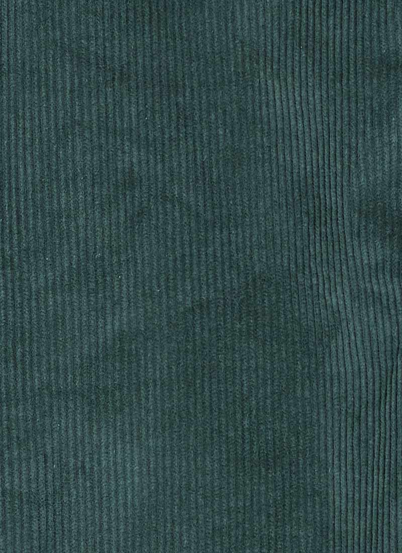 Anderson Corduroy A-Line Shift Dress - Green