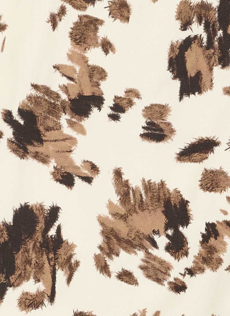 Anderson Cow Print A-Line Shift Dress