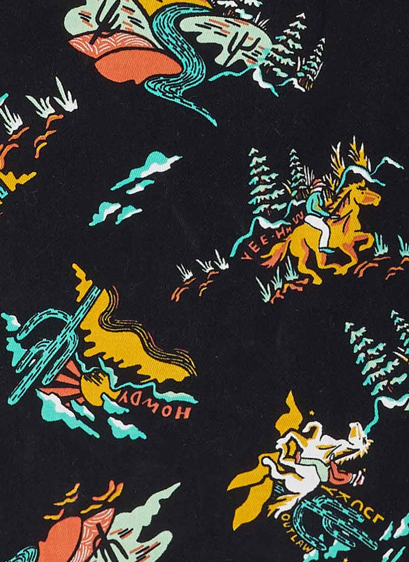 Anderson Cowgirl Print A-Line Shift Dress