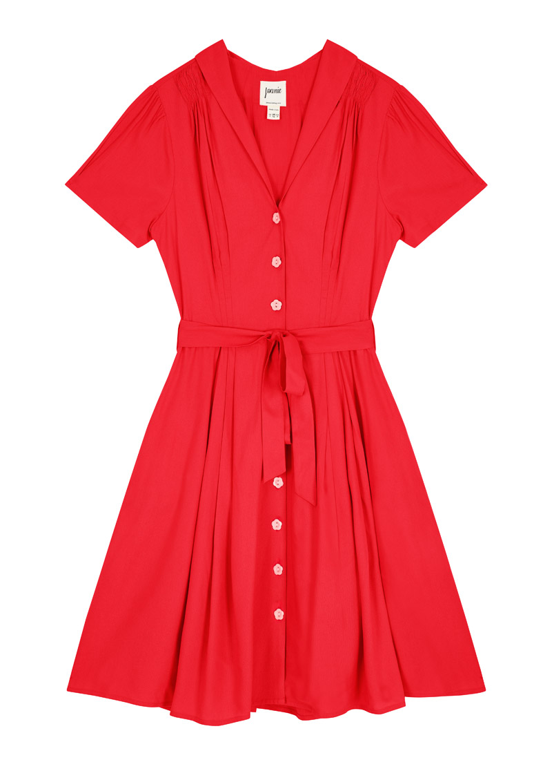 Lucid Tulip Print Midi Dress