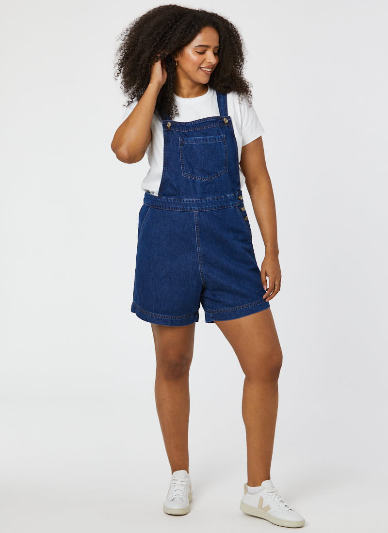 Baxter Denim Short Dungarees 