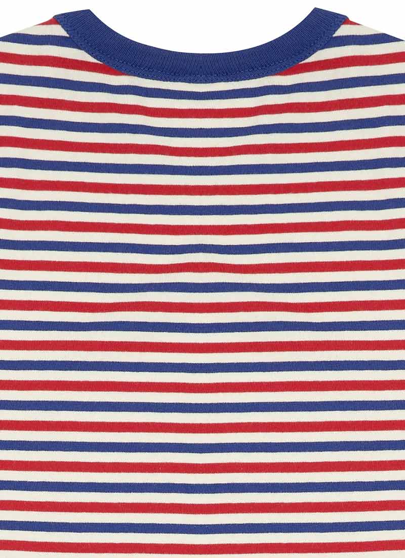 Community Clothing X Joanie - Belmondo Blue And Red Stripe Tee