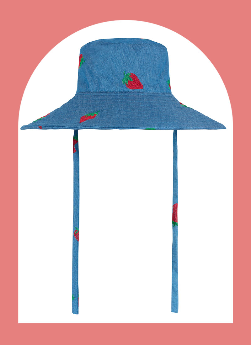 【BAON】Walt embroidery lettering string bucket hat Customized Embroidered Bucket Hat, Custom Text Embroidery