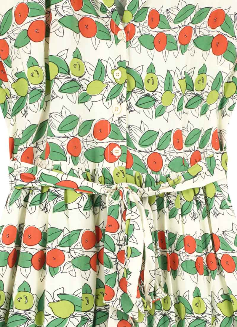 Horrockses Fashions X Joanie - Carly Oranges And Lemons Print Dress