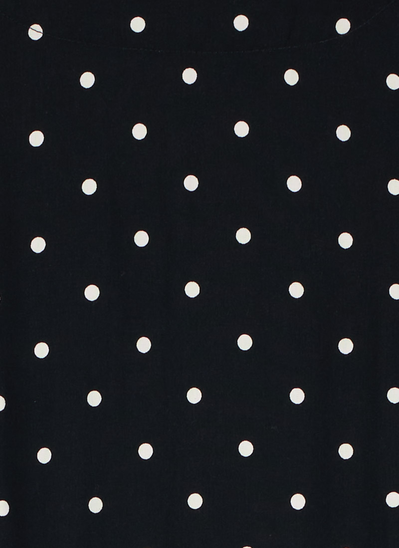 Carly Polka Dot Print Dress - Black 