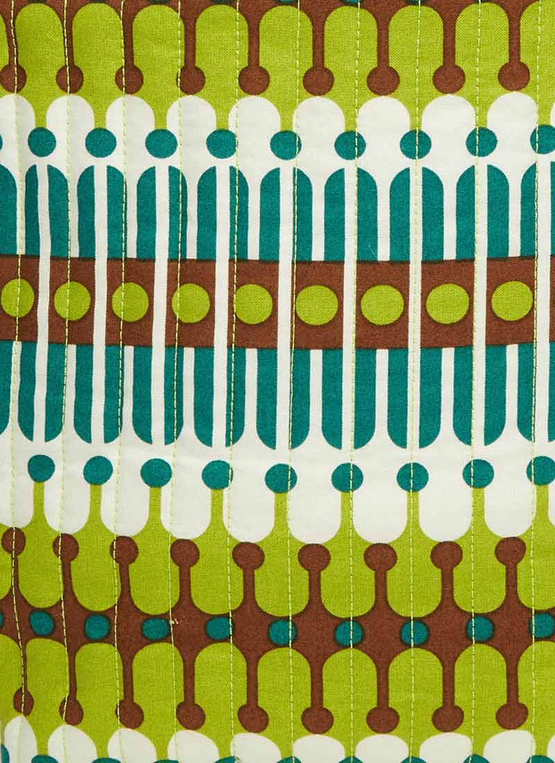 Dawn O’Porter X Joanie - Collins Geometric Print Quilted Cloth Bag