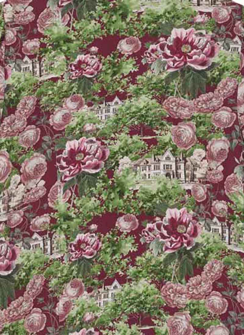 Fiona Gothic Manor House Print Blouse