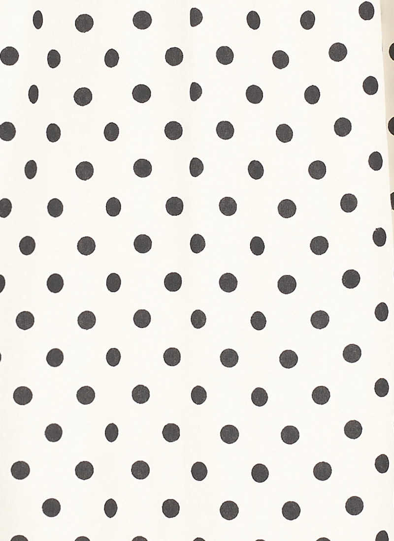 Faye White Polka Dot Print Headband