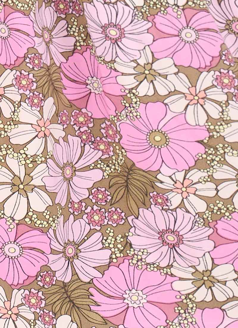 Faye Pink Floral Print Headband