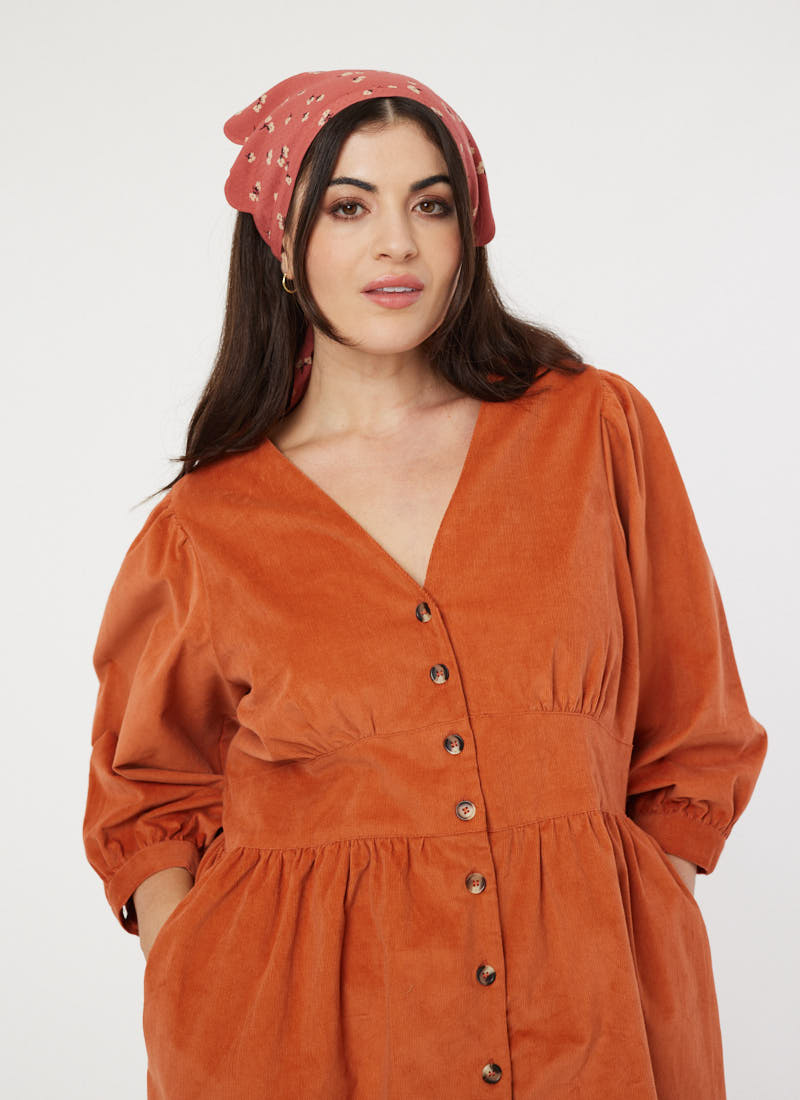 Ilkley Ditsy Floral Print Headscarf