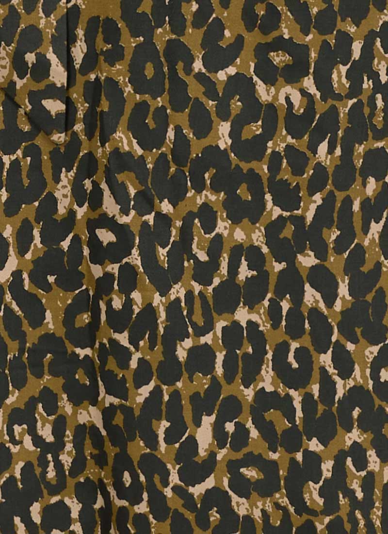 Laura Leopard Print Mini Wrap Dress