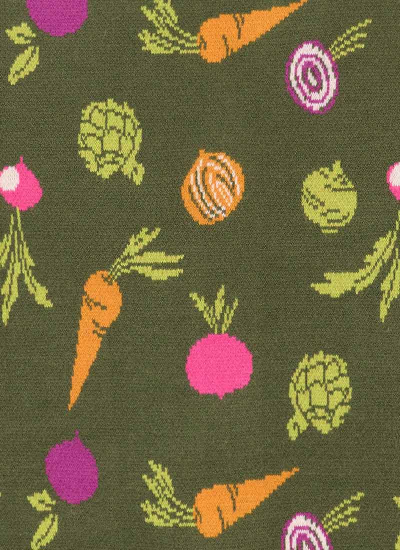 Lovelace Vegetable Jacquard Oversized Cardigan