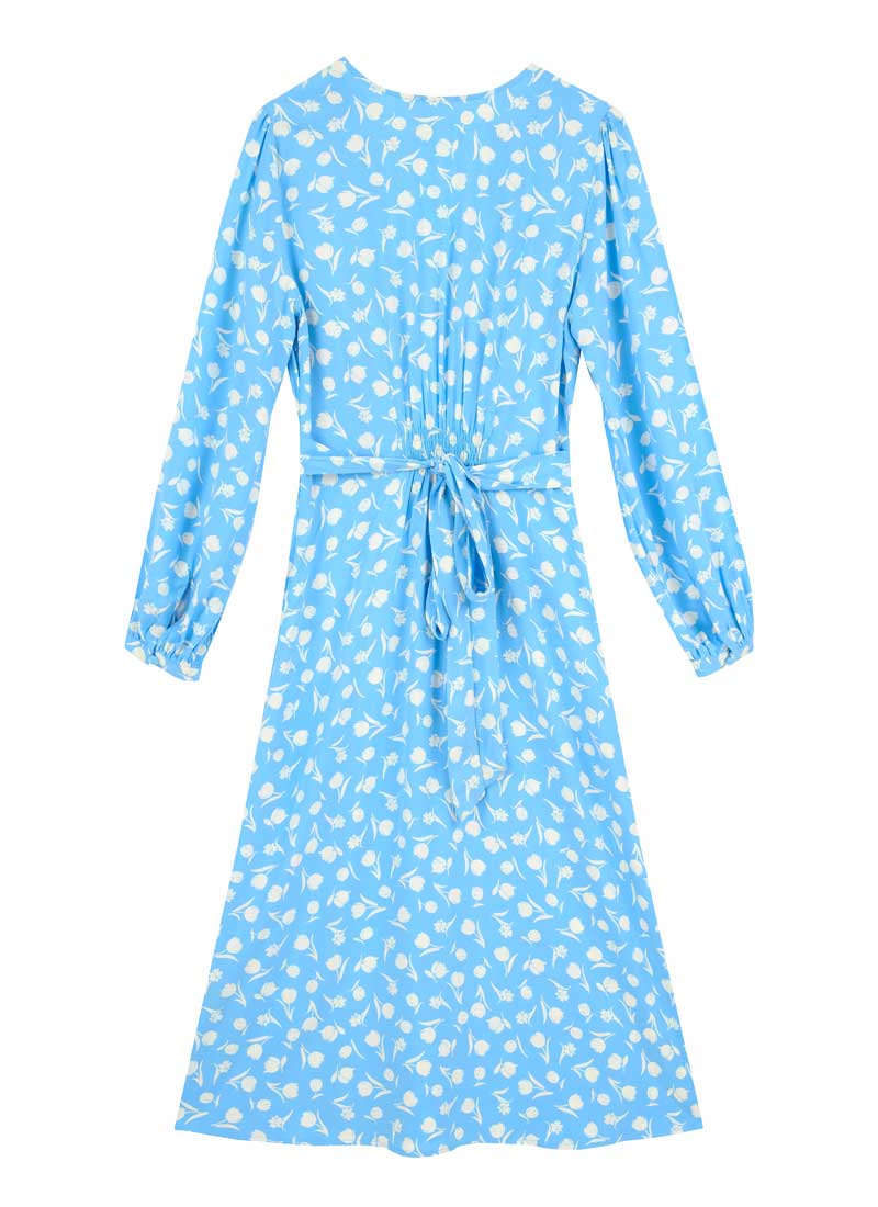 UNIF/ユニフ/JOANIE DRESS Pepper Check Print Shirt Dress | Vintage-Inspired Blue
