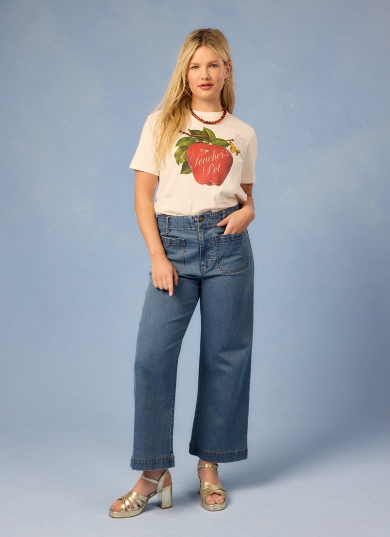 Mamie Teacher’s Pet Graphic Slogan Tee