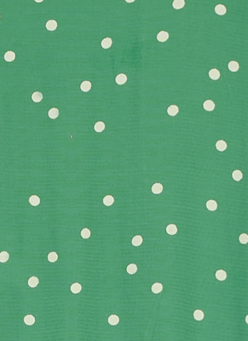 Max Spot Print Short Sleeve Jumpsuit - Green