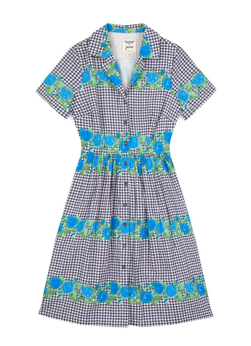 Horrockses Fashions X Joanie - Montana Gingham Floral Print Shirt