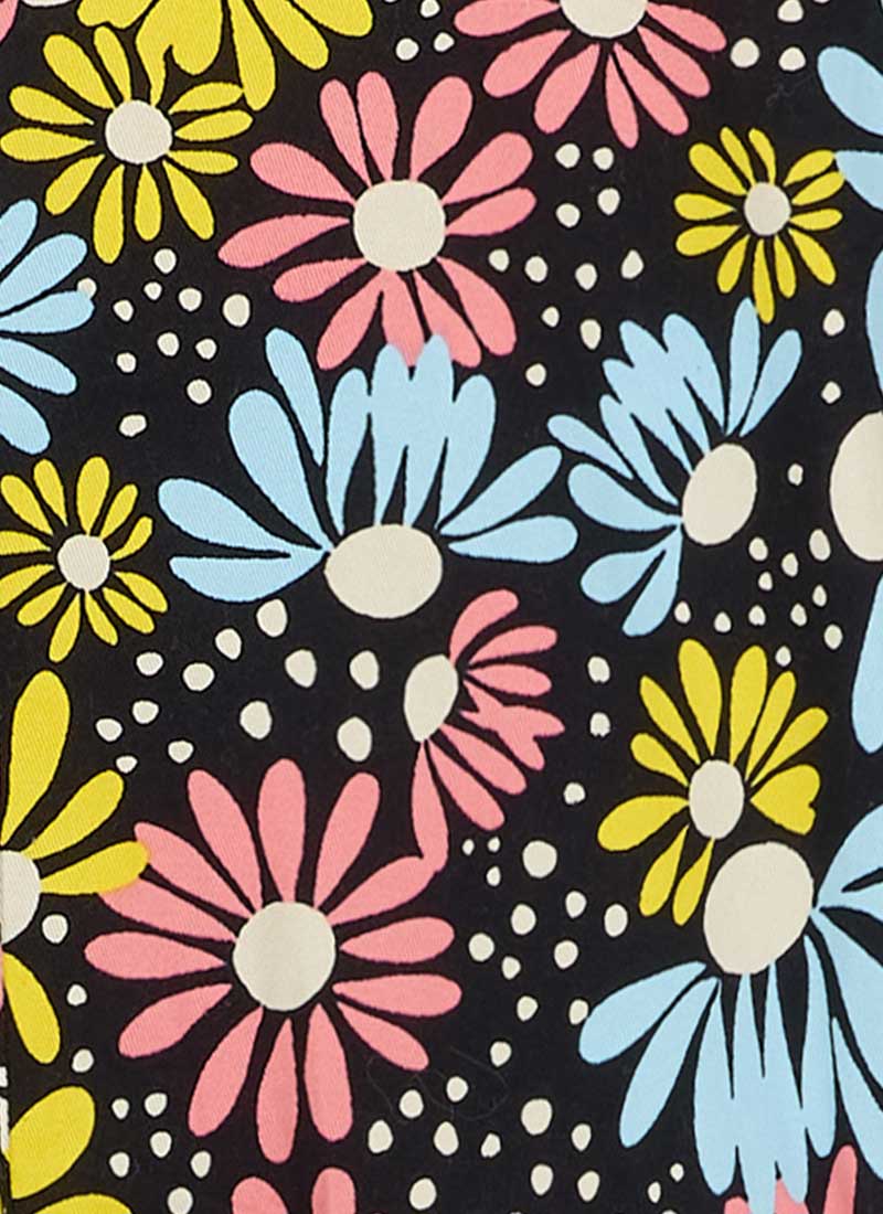 Mork Polka Dot Daisy Print Short Sleeve Boilersuit