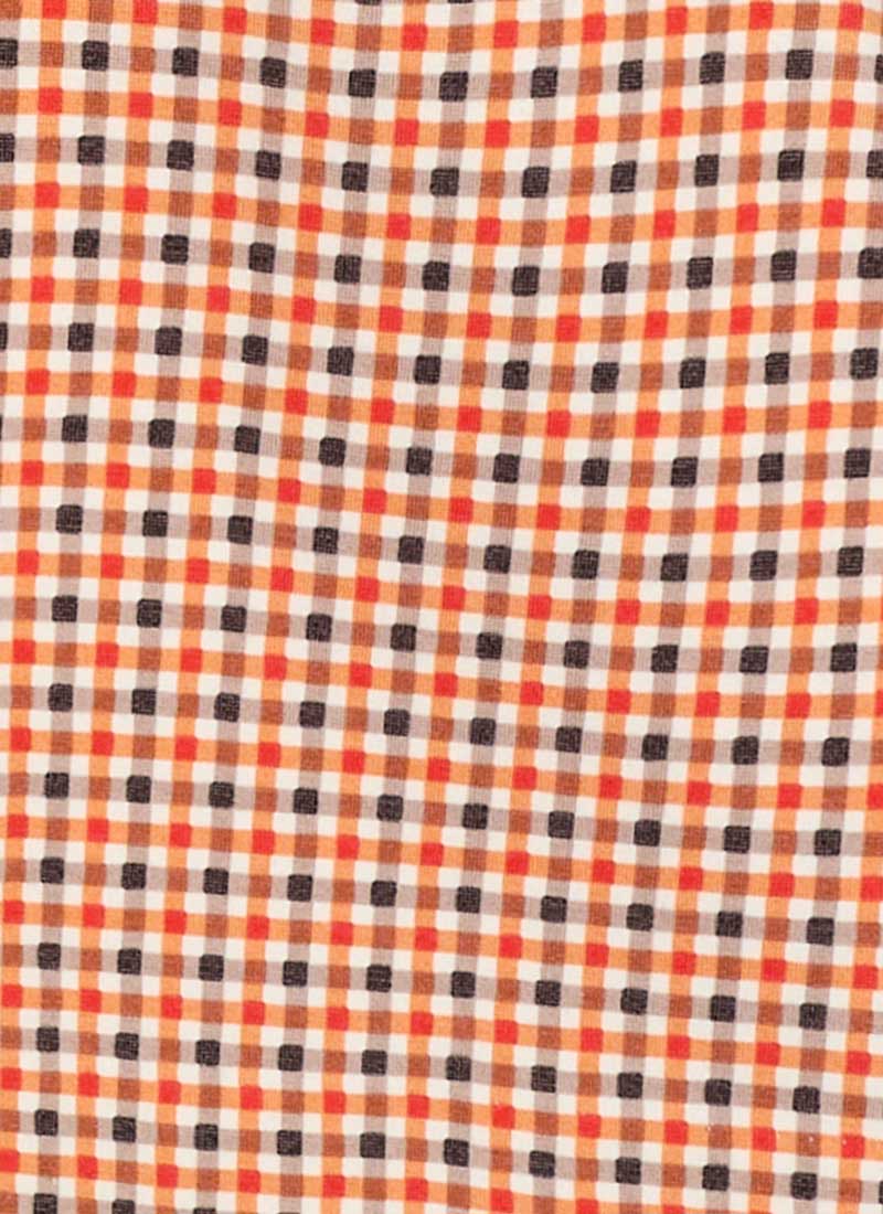 Ohlson Micro Check Print Pinafore Dress