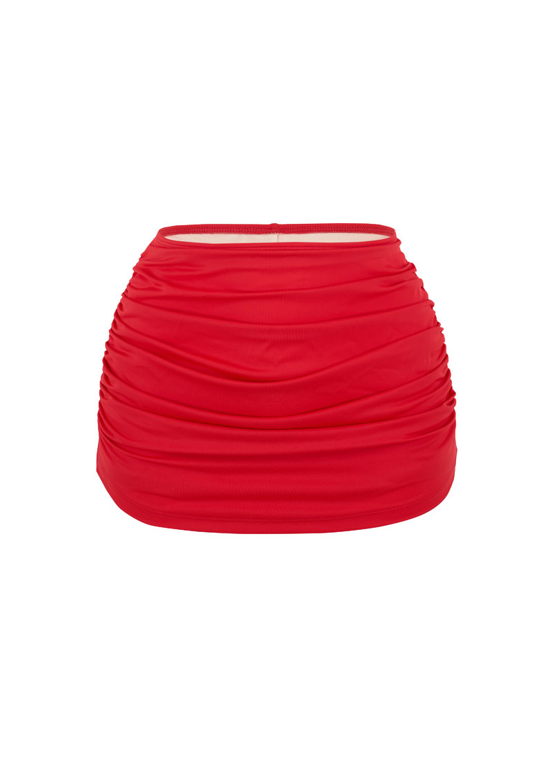 Paloma Red High-Waisted Bikini Bottoms - Extra Large (UK 20-22)