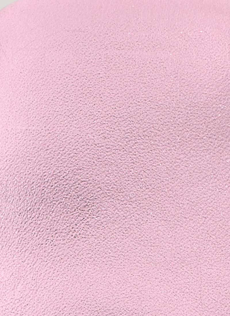 Paris Metallic Leather Mary Jane Shoes - Pink