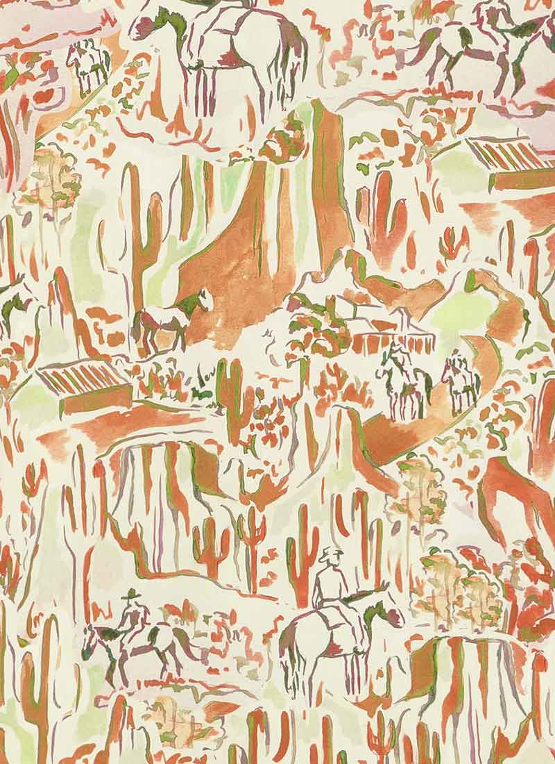 Pimlico Painterly Western Print Blouse
