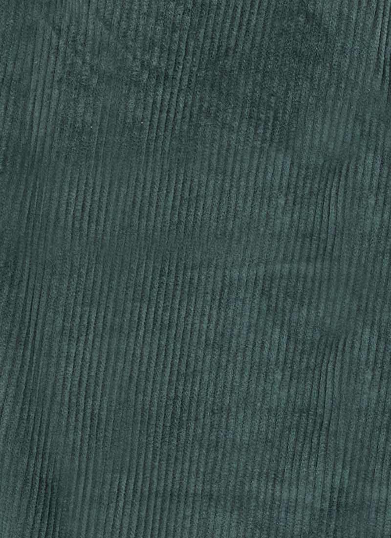 Pippa High Waist Wide Leg Corduroy Trousers - Green 