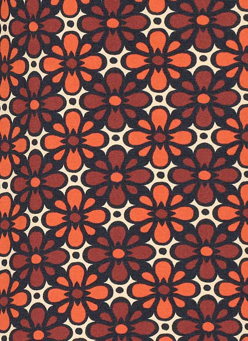 Pippa Geometric Floral Print High Waist Trousers