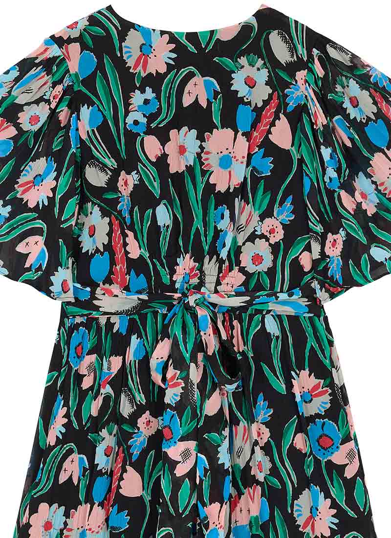 knee length dresses for ladies Ramy Brook Joanie Midi Dress - Navy main image 0