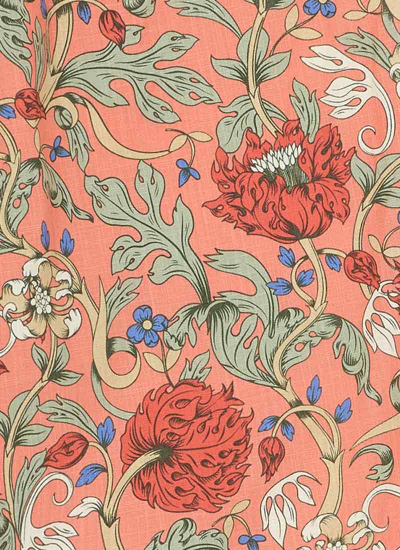 Pippa Vintage Floral Print High Waist Trousers