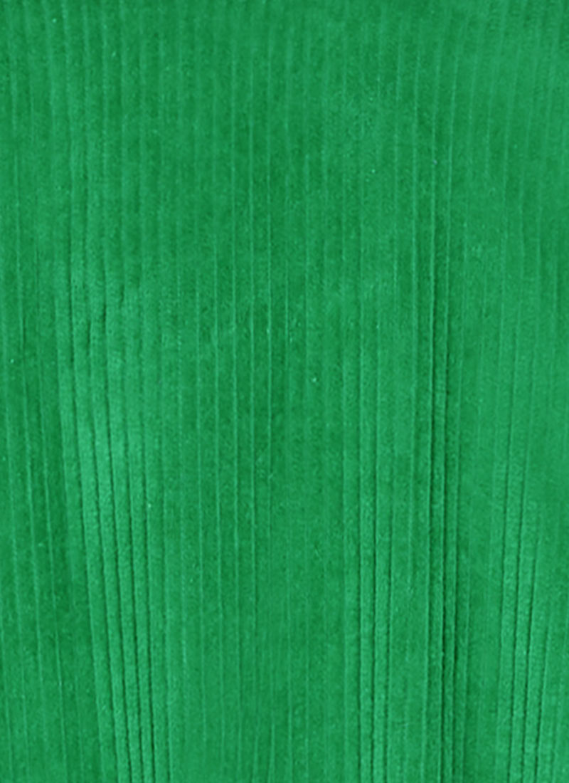 Robin Short Sleeve Corduroy Boilersuit - Bright Green