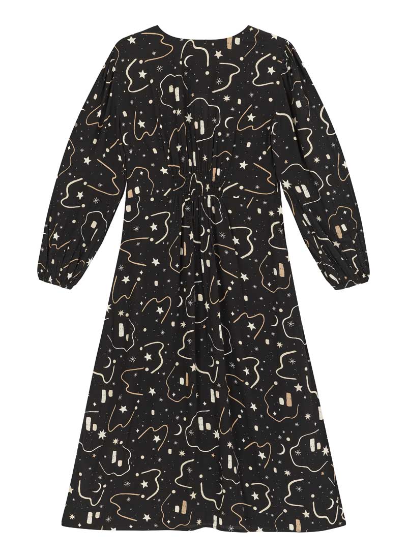 chinese dress ladies Gorgeous Lantern Sleeves Mermaid Hem Graphic Sequin Evening Dress Champagne / Xs