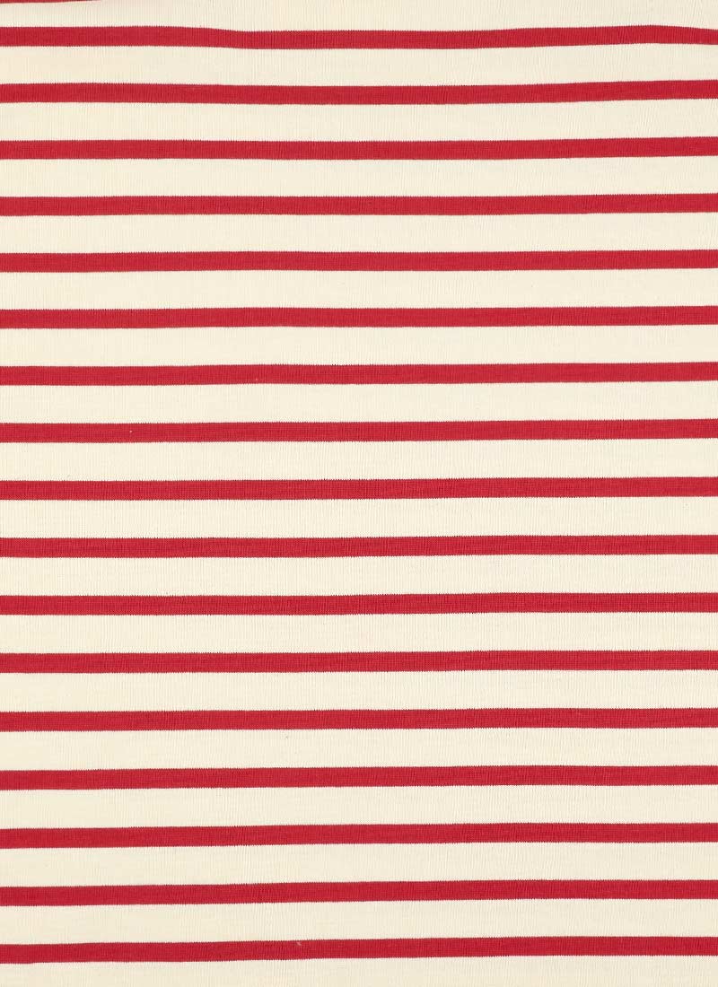 Community Clothing X Joanie - Seberg Red Breton Stripe Top