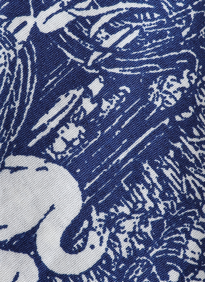 Laura Ashley X Joanie - Seren Antique Swans Print Bow Scrunchie