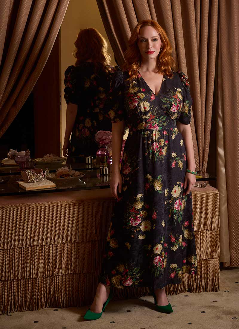 chinese dress ladies Jazelle Maxi Dress Blue main image 0