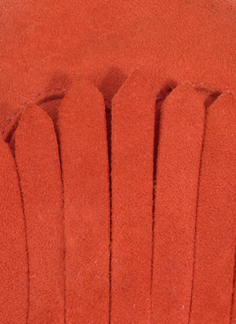 Toulouse Suede Platform Loafers - Red