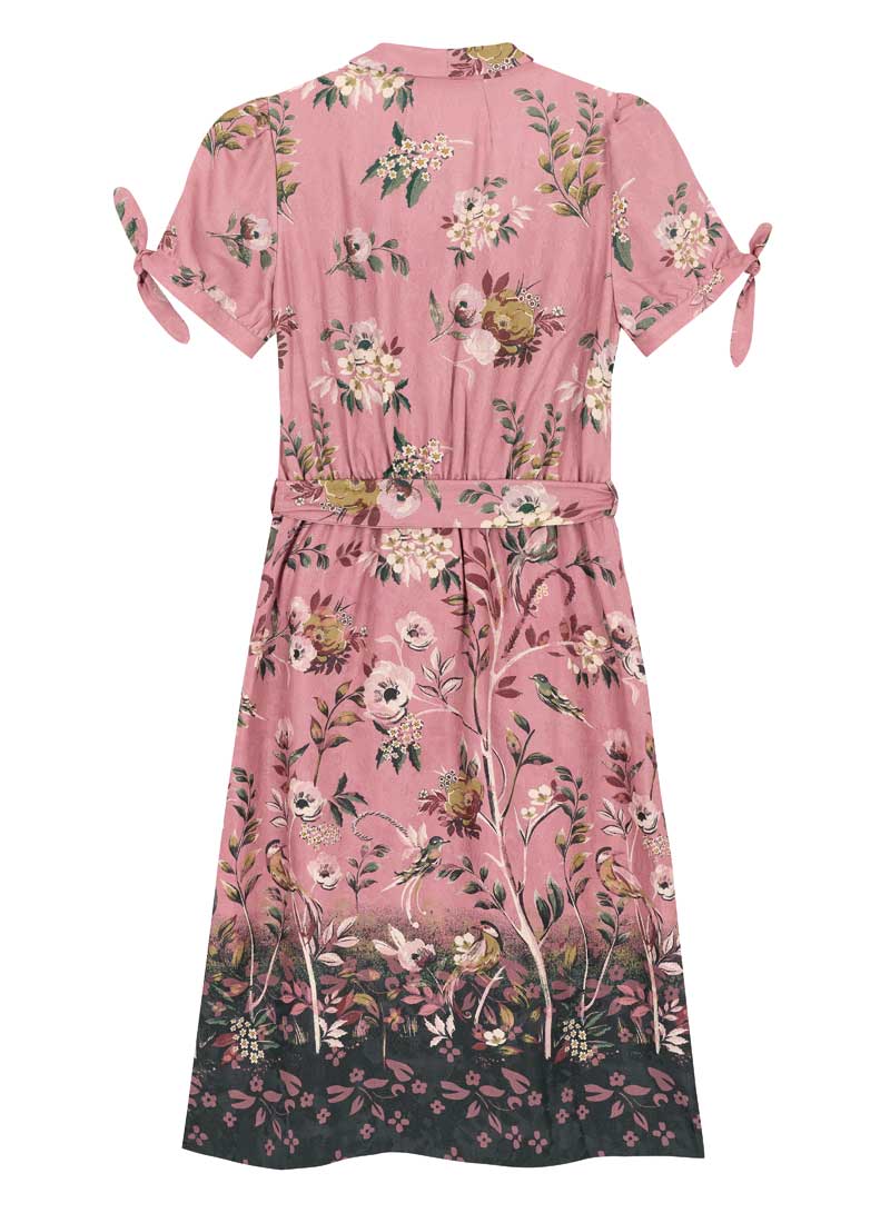 strapless open back dress 90s Pink Fringe Western Dress – Luxie Vintage