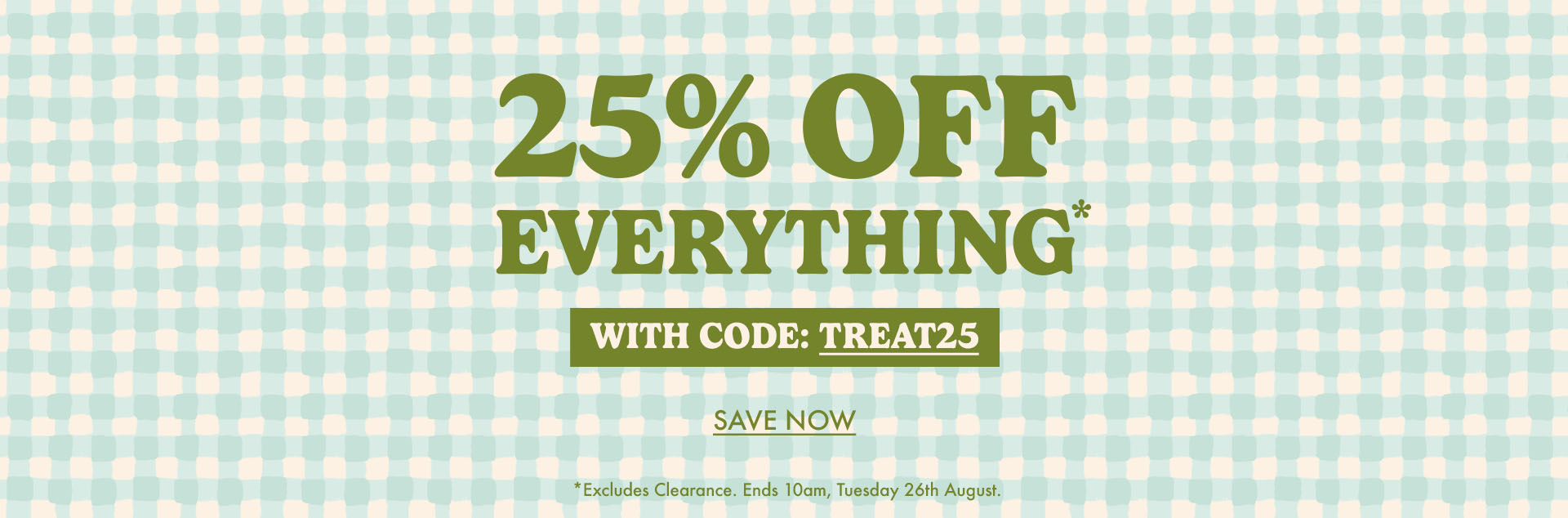 25% OFF!