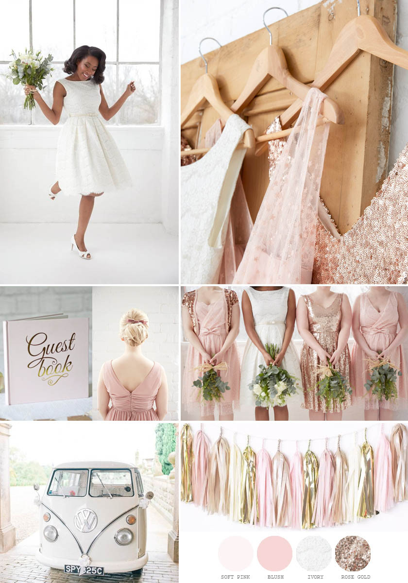Vintage Wedding Theme- Rose Gold & Blush