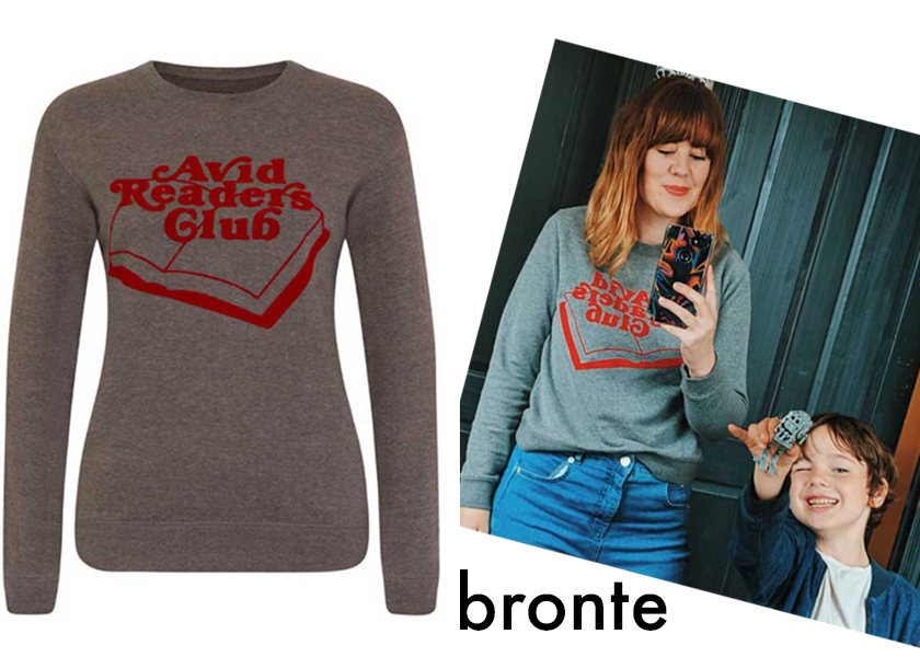 Blogger Tiger Lilly Quinn wearing Joanie's Bronte sweatshirt