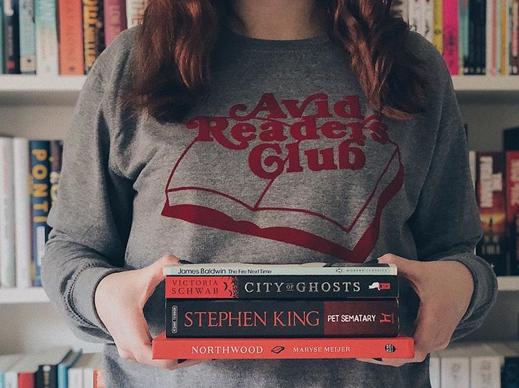 Book Club Takeover: Slow Readers Club wears Joanie Bronte Sweatshirt
